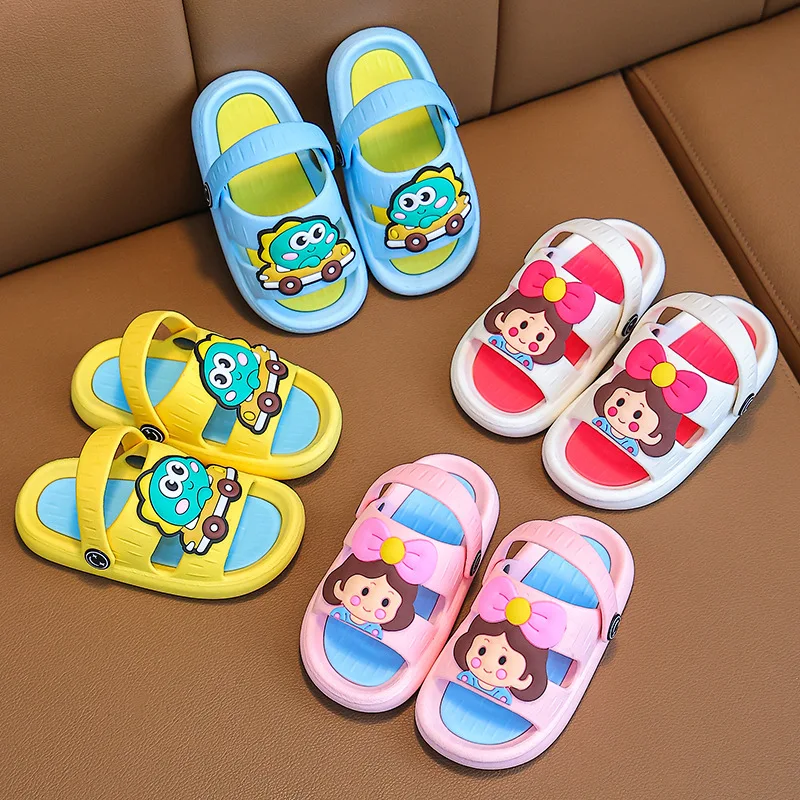 Sandalias Kid Sandals 2023 Summer New Cartoon Boy Slippers Non Slip Girl Home Shoes Fashion Kid Shoes Casual Shoes Boy/girl Shoe