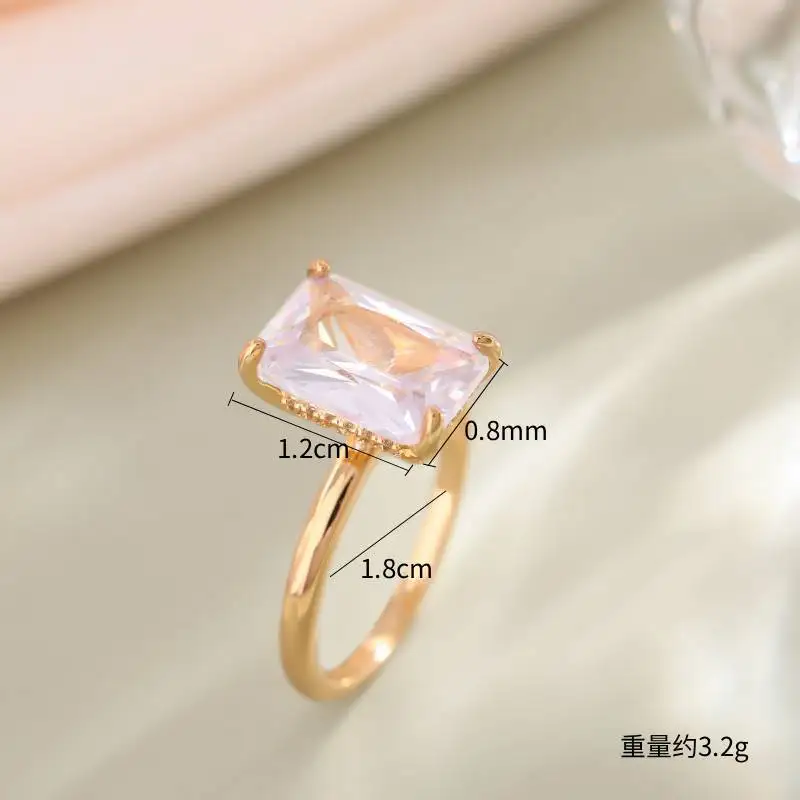 แหวนเพชรทรงหยดน้ำ ดีไซน์สร้างสรรค์ ประดับเพชรคู่ ซิรคอน 2026 แฟชั่นใหม่