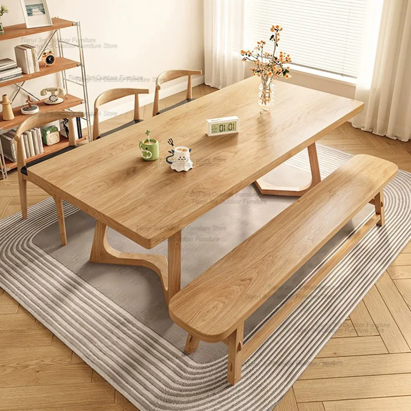 Minimalist Design Modern Dining Table Coffee Dinette Wooden Living Room Dining Tables Kitchen Luxury Home Furniture Muebles LLDT