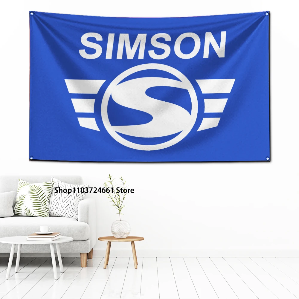 60x90cm Simsons Flag Polyester Digital Printing Banner for Garage Wall Art Out Door Decoration