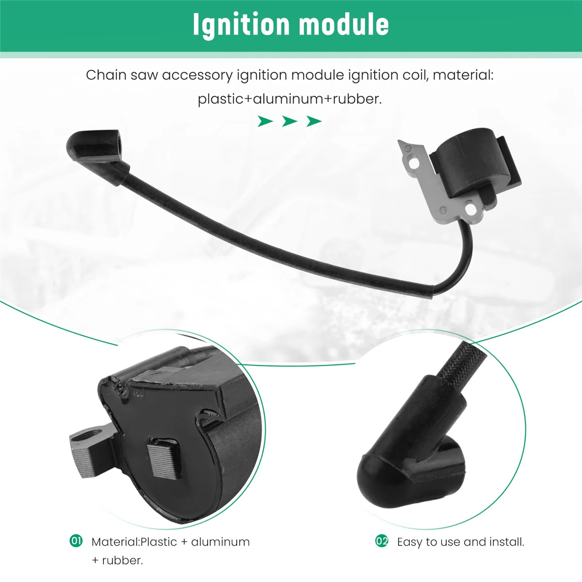 

TFBC Ignition Module Ignition Coil 530039198 for Chain Saw Accessories