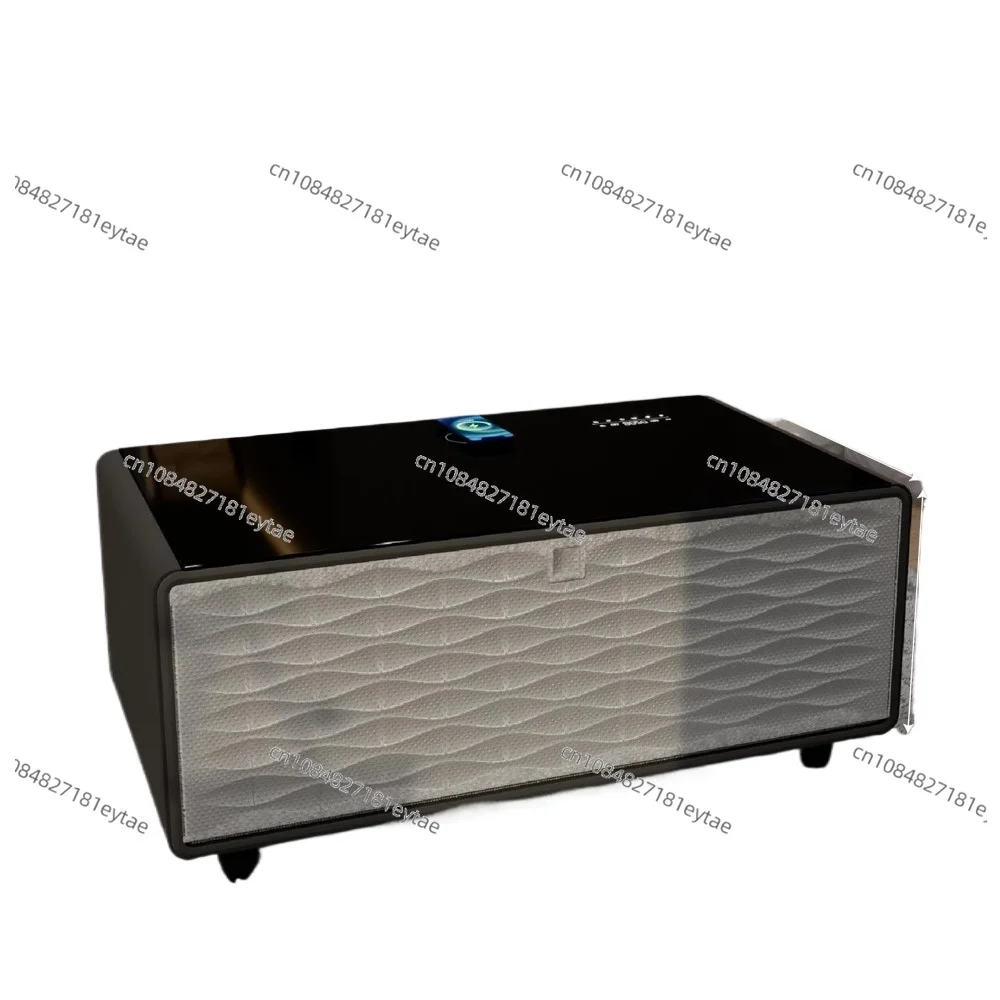 Smart Coffee Table, Living Room Table with Built in Fridge, 23