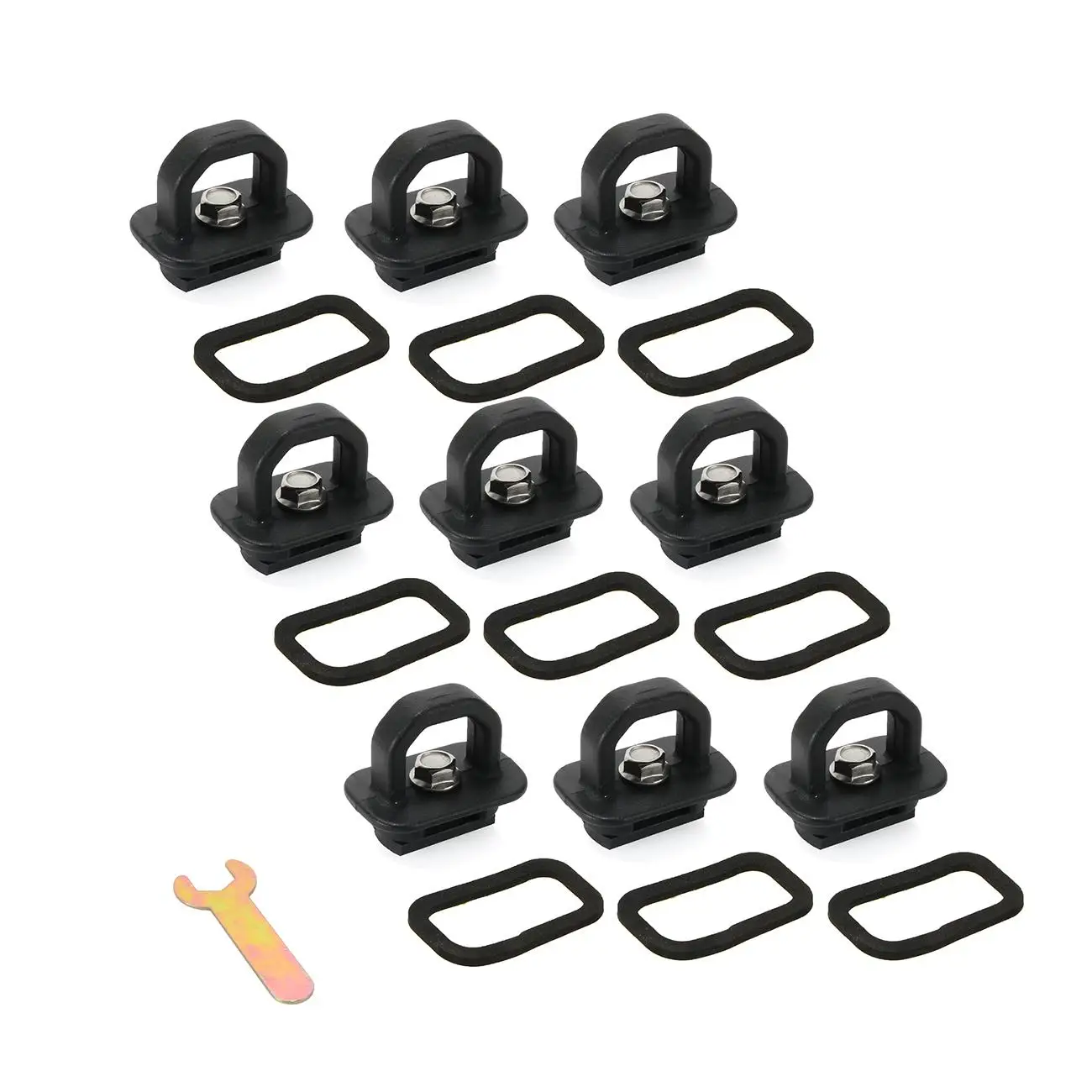 4/6/9Pcs Car Tie Down Anchor Pickup Truck Bed Side Wall Clip for for Chevy Silverdo/GMC Sierra for Chevrolet Colorado/GMC Canyon