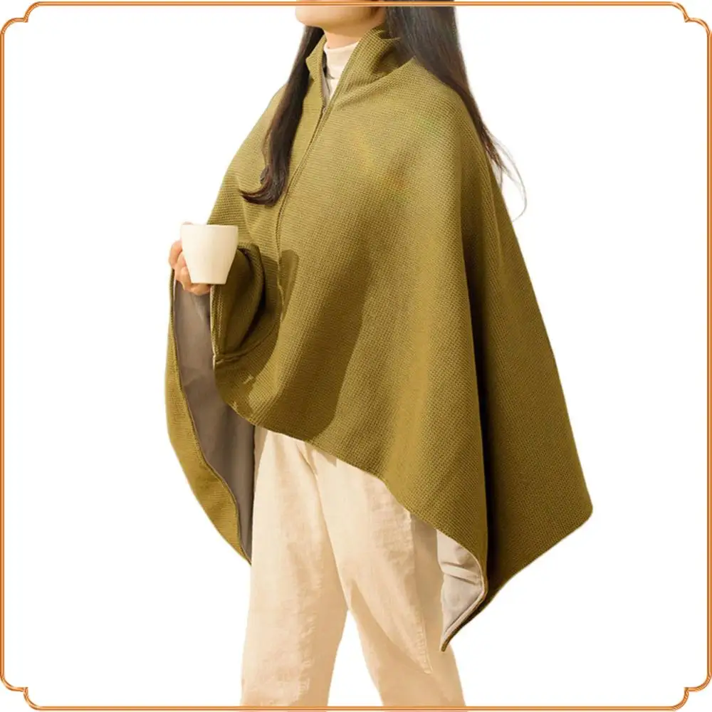 

Носимое одеяло с электрическим подогревом USB и 5000 мАч Power Bank с подогревом, электрическое одеяло, шаль, одеяло с USB-подогревом, шаль