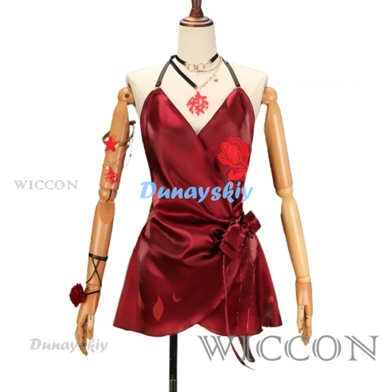 Ning Hongye Cosplay Badpak Game Naraka: Bladepoint Cosplay Kostuum Vrouwen Sexy Badkleding Halloween Feestuniformen Op Maat Gemaakt