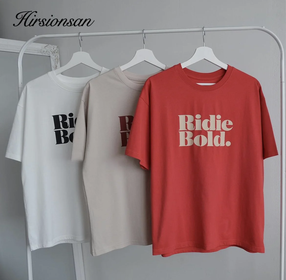 Hirsionsan Harajuku Letter V Printed T Shirt Women Summer Cotton Soft Short Sleeve Tee Female Oversized Higt Street Gothic Tops