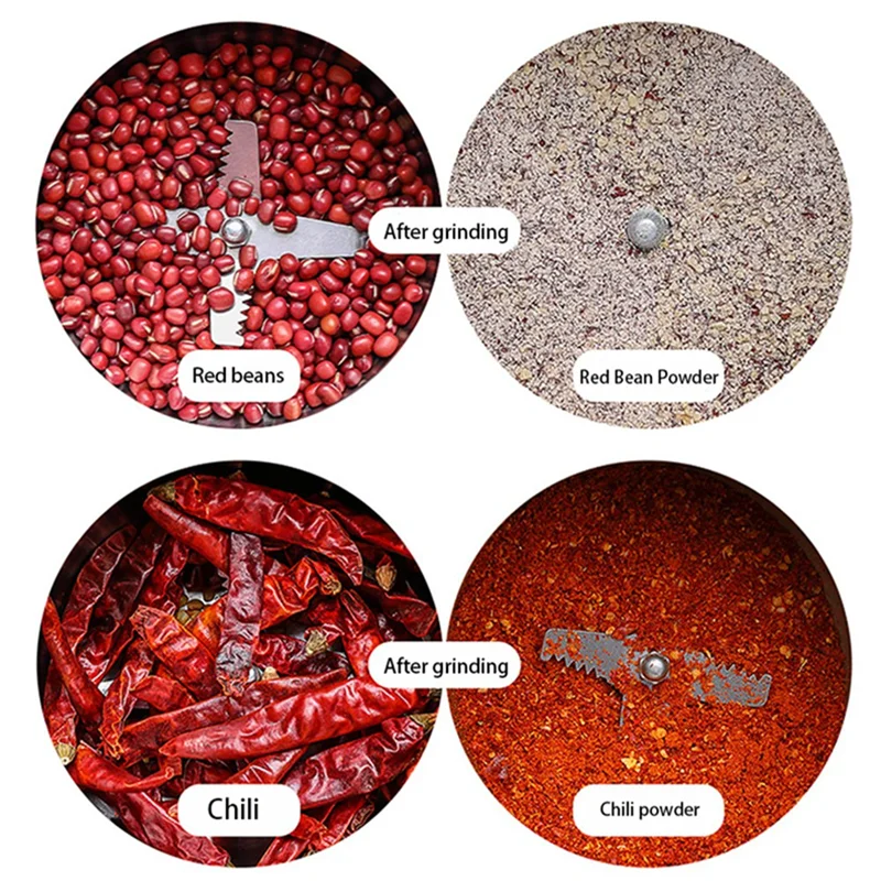 A01M-1 قطعة المنزلية آلة طحن الفول الفلفل المقاوم للصدأ المطبخ الحبوب المروحية الاتحاد الأوروبي التوصيل