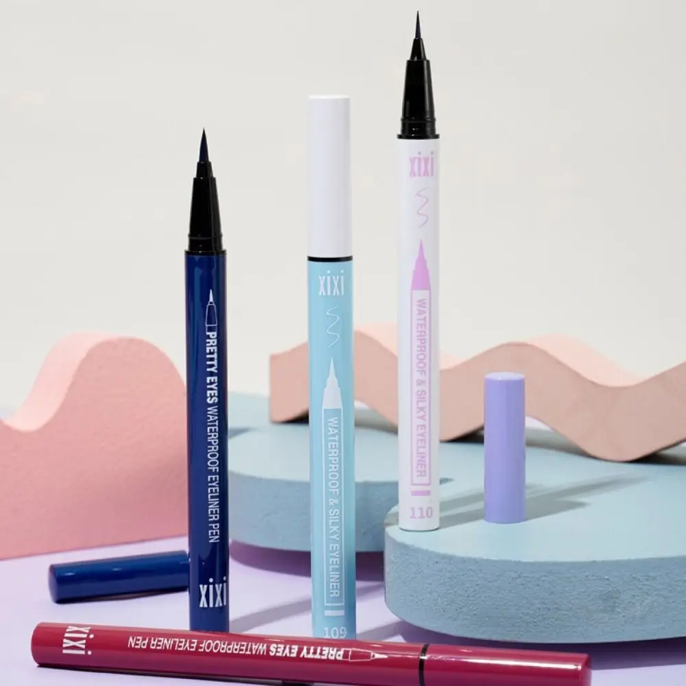 Nuovo eyeliner ad asciugatura rapida Matita per eyeliner naturale impermeabile Non fiorisce Strumenti cosmetici per eyeliner nero a lunga durata