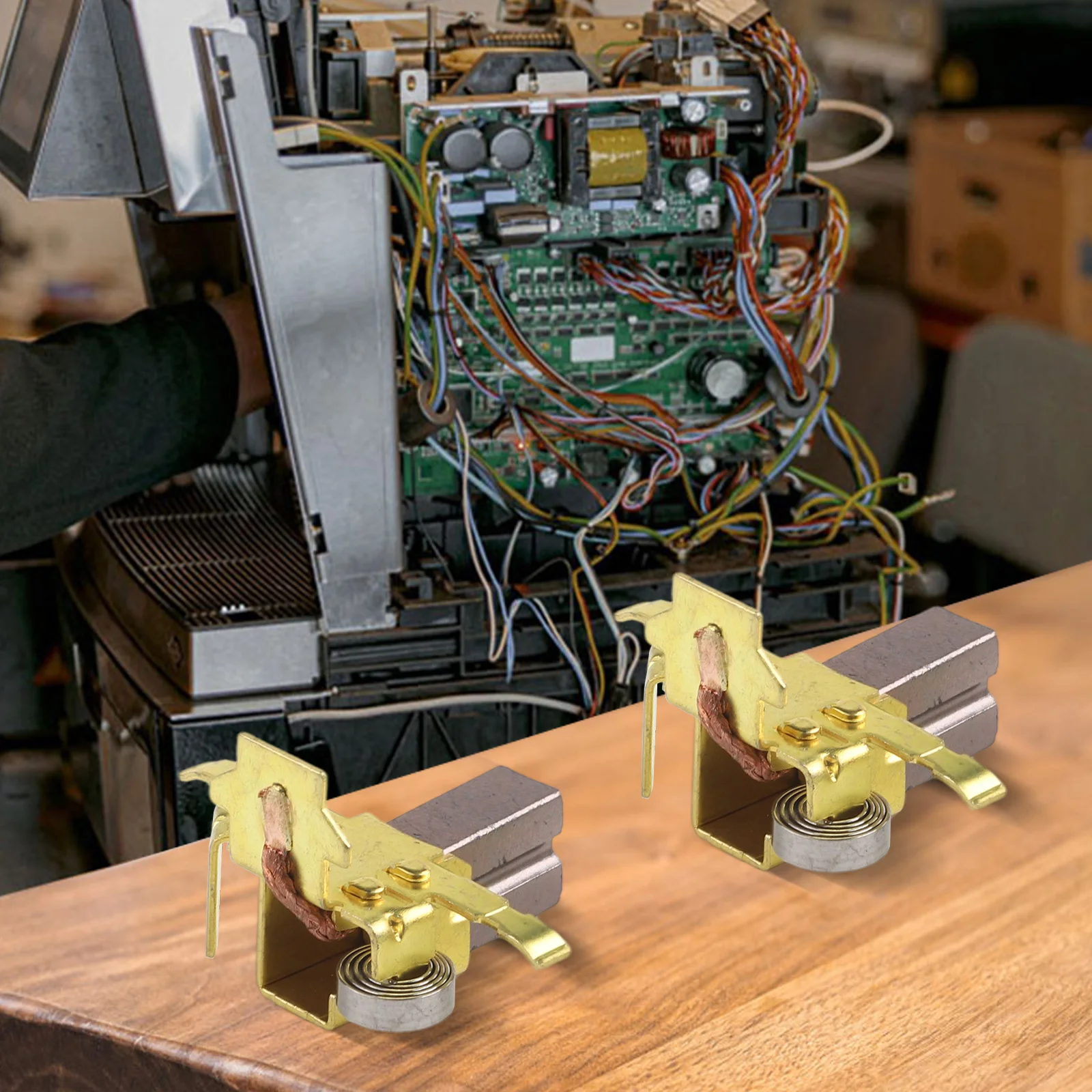 

Для ремонта угольных щеток, набор высокопроизводительных угольных щеток DCS390 DCS391, номер детали 610126-00, запасные части