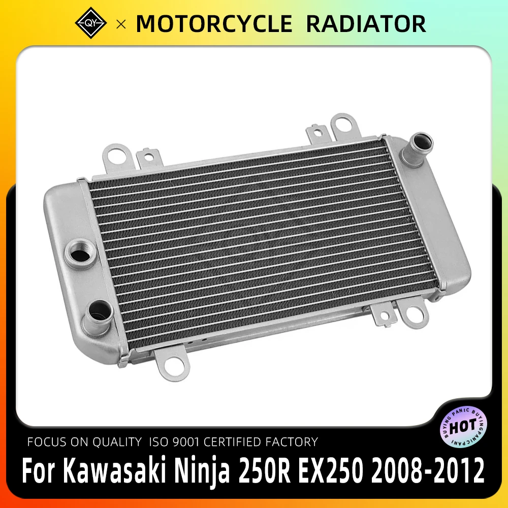 

Кулер радиатора для мотоцикла LQYL, охлаждающий резервуар для воды для Kawasaki EX250 EX Ninja 250R 250 NINJA250R 2008 2009 2010 2011 2012