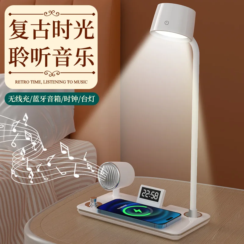 

✅New Creative Smart Desk Lamp for Students and Children, Dormitory Study Eye Protection Lamp, Bedroom Rechargeable Bedside Lamp,