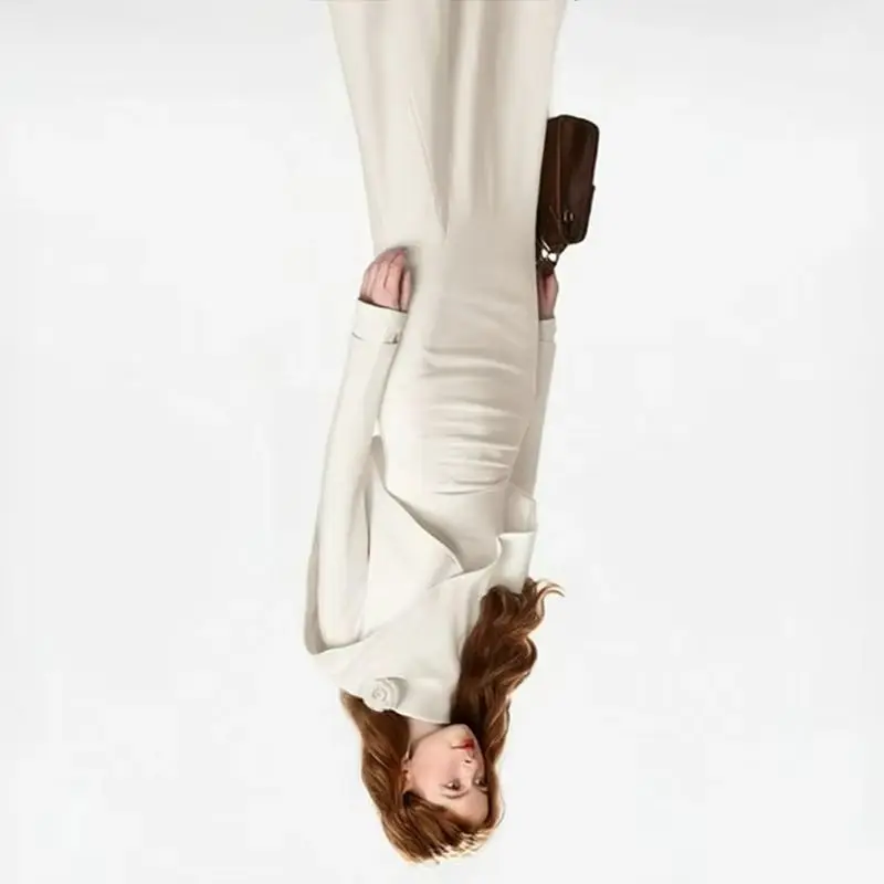 

New Fashion French Lady Style Solid Color Three-dimensional Flower Irregular Shawl Long Dress Set for Women 2026 Autumn/Winter