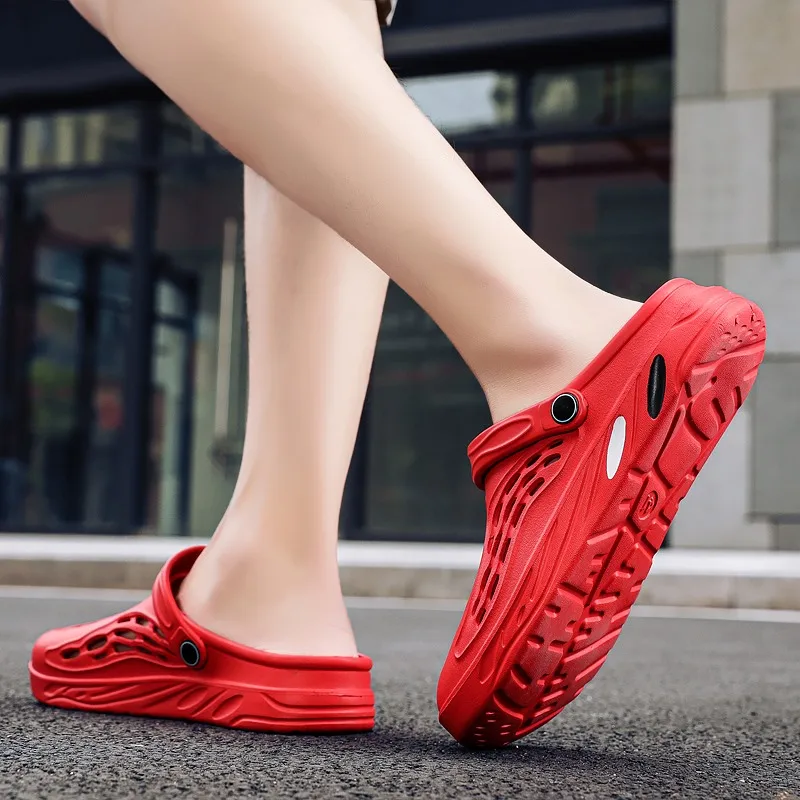 Sandali zoccoli estivi da uomo, ciabatte in EVA, scarpe da giardino per uomo e donna, sandali da spiaggia, ciabatte da esterno per coppia._voghion.com