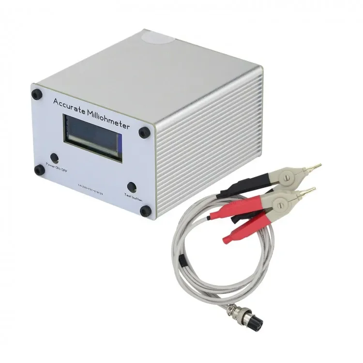 High-Precision Resistance Tester Milliohm Meter Accurate Milliohmmeter With USB Charging