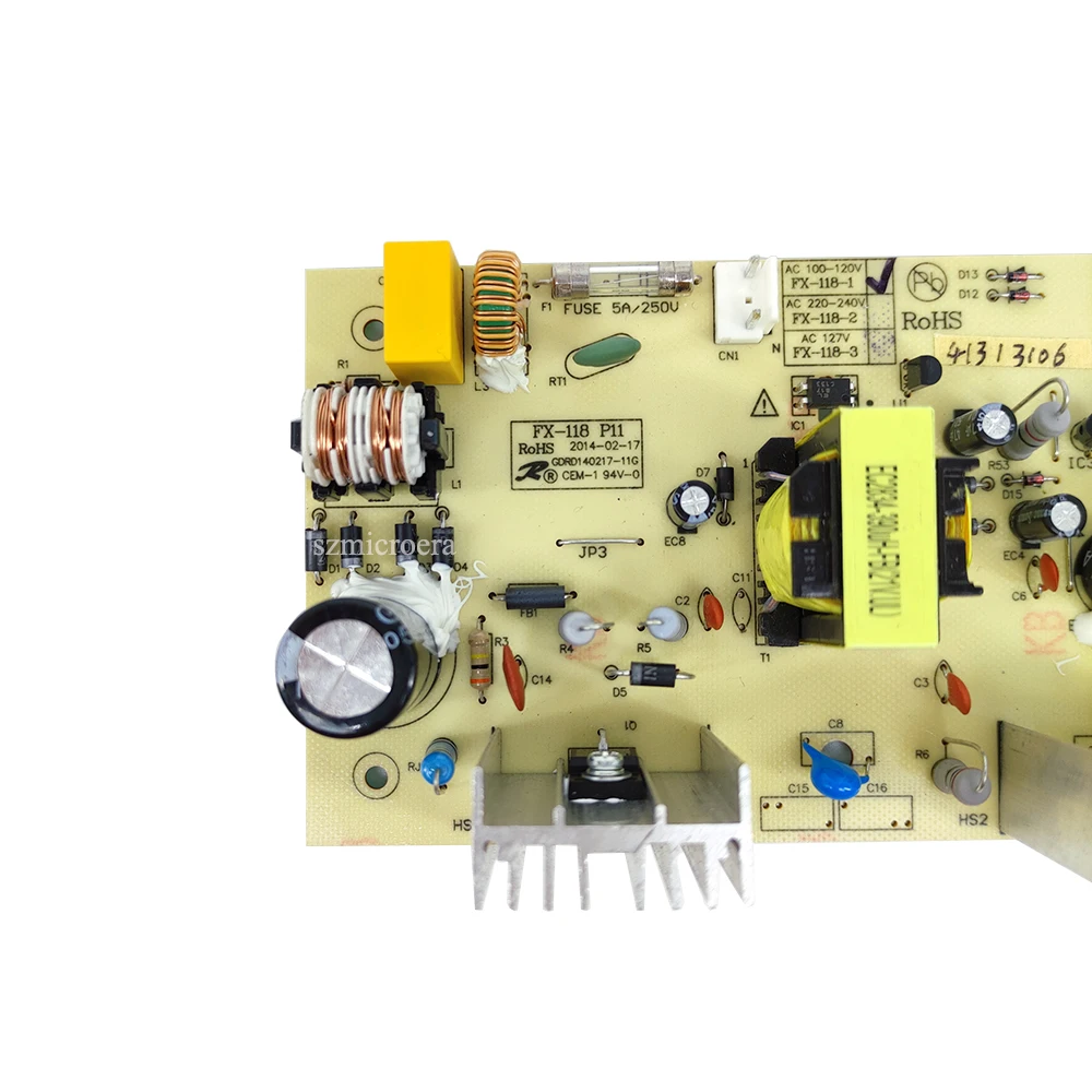 1pc Wine Cooler Control Board 41313106 Wine Cabinet Circuit Board FX-118-1 AC 100-120V 19.5V output FX-118