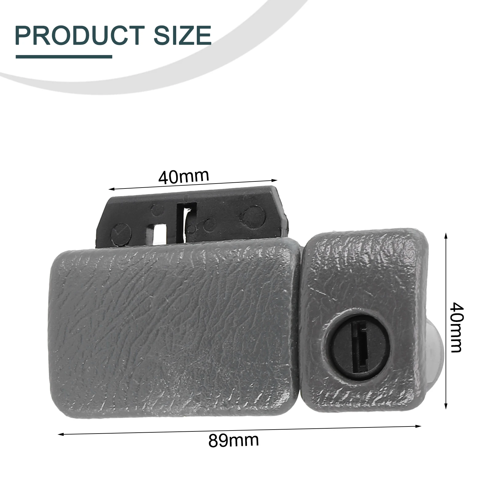 High Reliability. Compatible With: Fit For Suzuki Jimny Vitara Grand Vitara Glove Box Lock 1PC Box Gray Lock Plastic