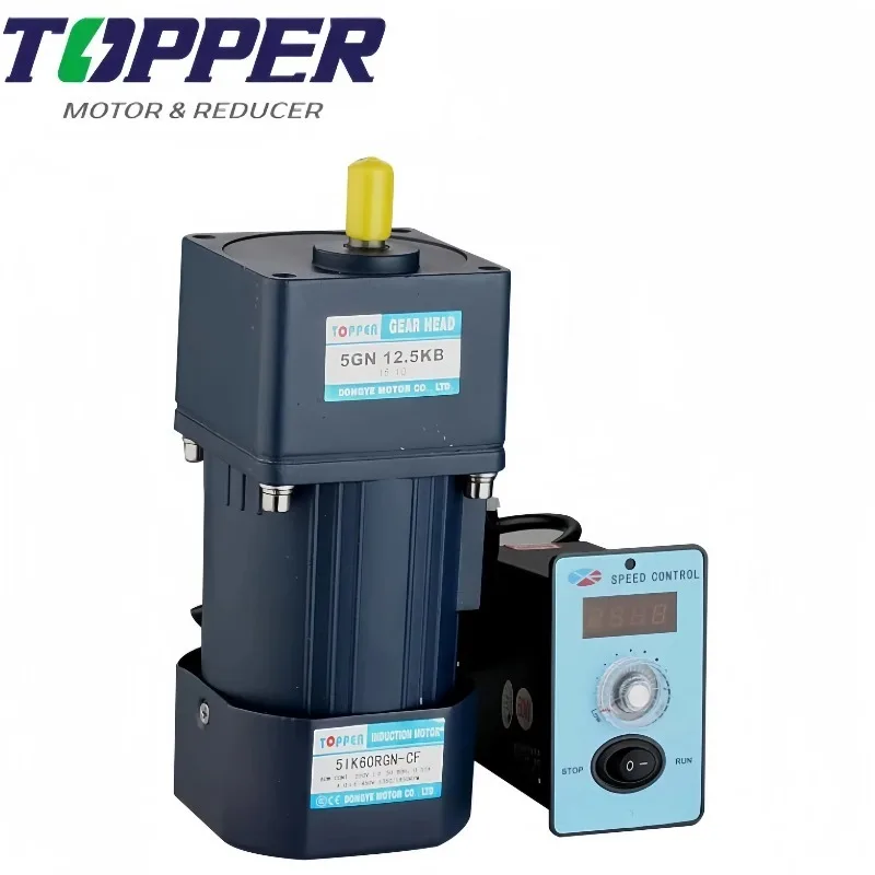 Single  Phase AC Induction Gear Motor for Automated Equipment Constant Low Speed 380v with Drive Control Functions