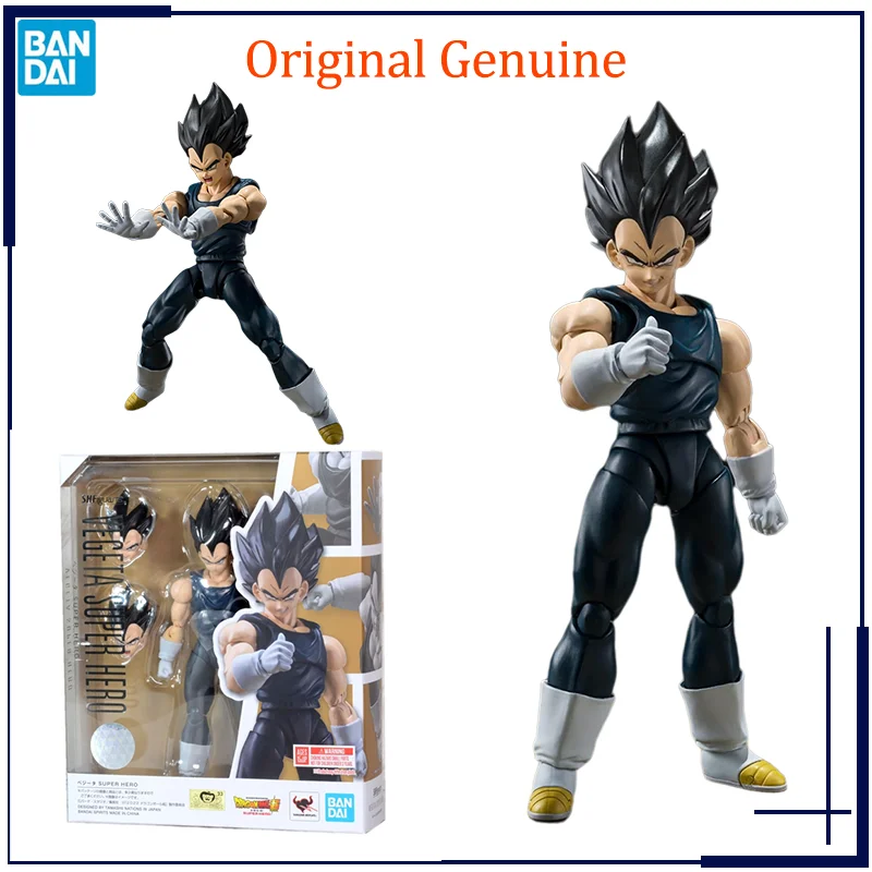 

Оригинальная подлинная S.H.Figuarts Dragon Ball Super Vegeta Iv Super Hero Bandai, аниме-модель, игрушки, экшн-фигурки, подарки, коллекционные