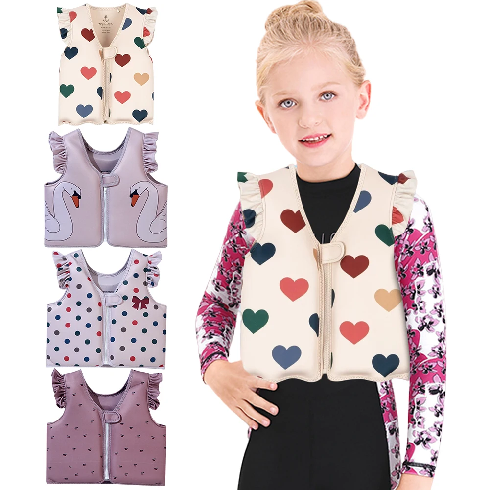 

Детский жилет для плавания, жилет для плавания, милый спасательный жилет для малышей, плавучесть, одежда, плавучесть, купальник для детей от 2 до 6 лет