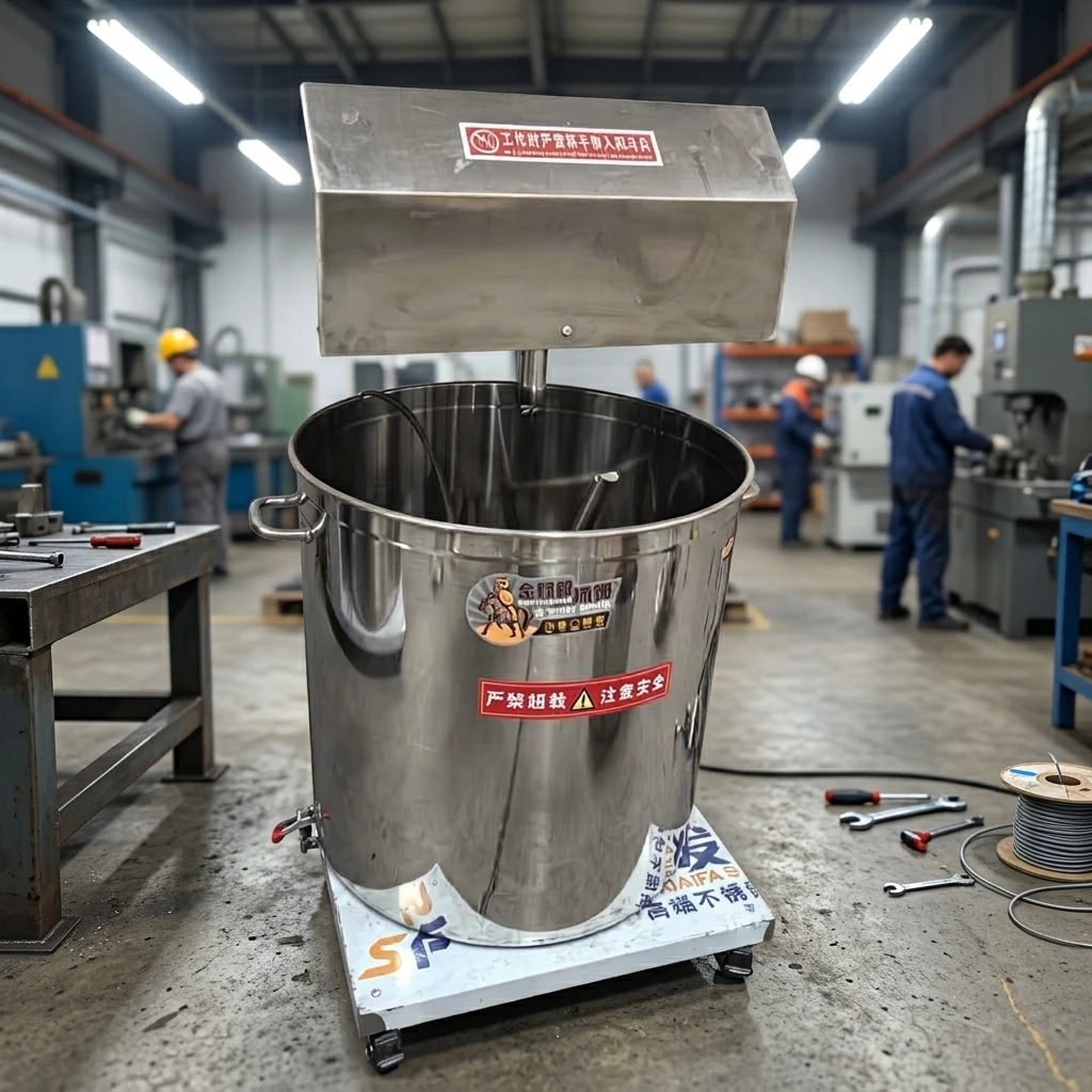 Xinao Industrial-Grade Stuffing Mixer Large-Capacity Meat Filling Mixing Machine 304 Stainless Steel 50kg/h Capacity