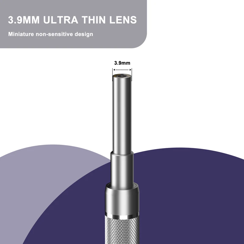 7 ''IPS شاشة الأذن نظافة الكاميرا 3.9 مللي متر عدسة فيديو الأذن المنتقى البصرية الأذن ملعقة المصابيح إزالة شمع الأذن مع أداة مع بطاقة TF