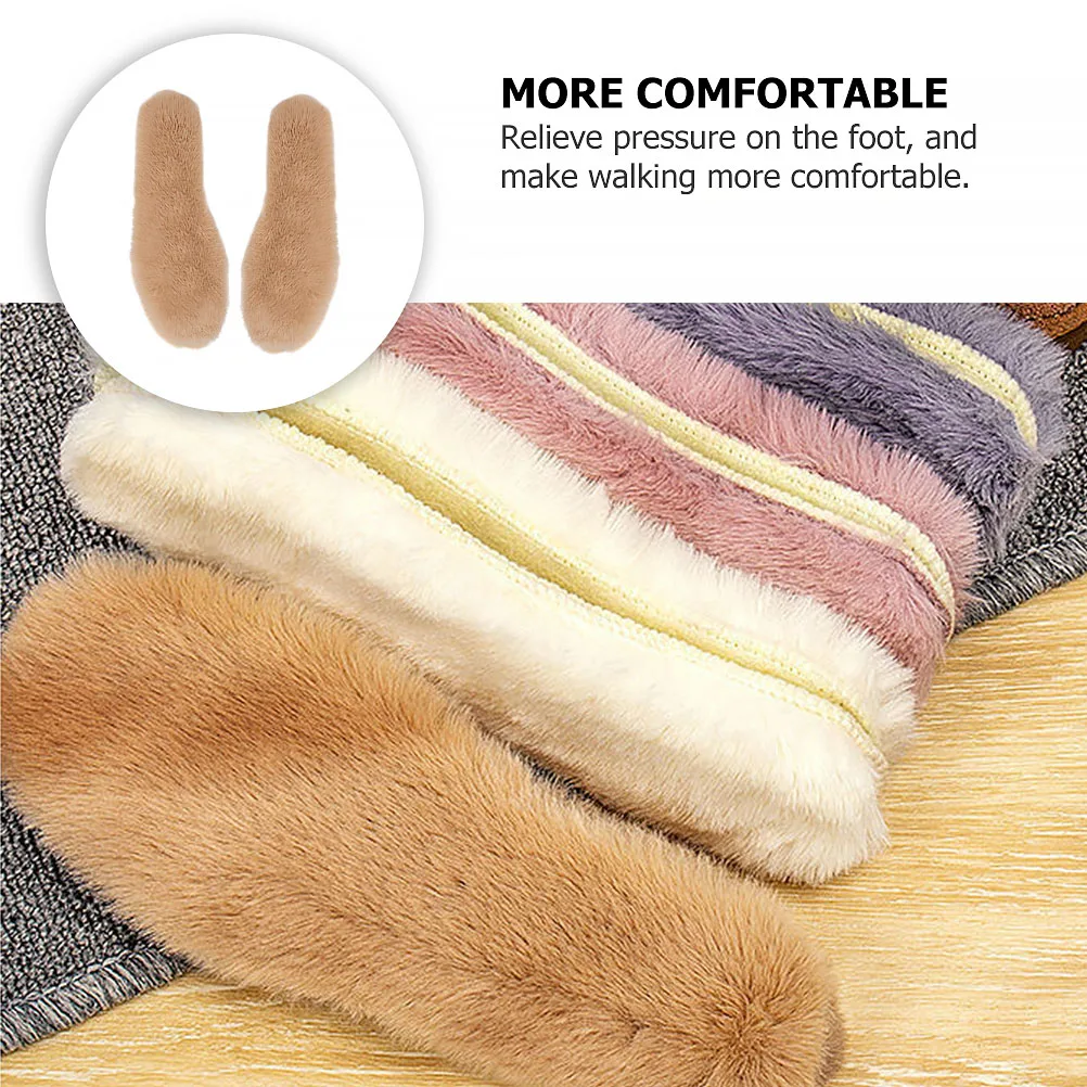 

Warm Insoles Winter Thickened Insulated Shoe Inserts Cold-Proof Footbeds Comfortable Boot Liners for Men Women Breathable