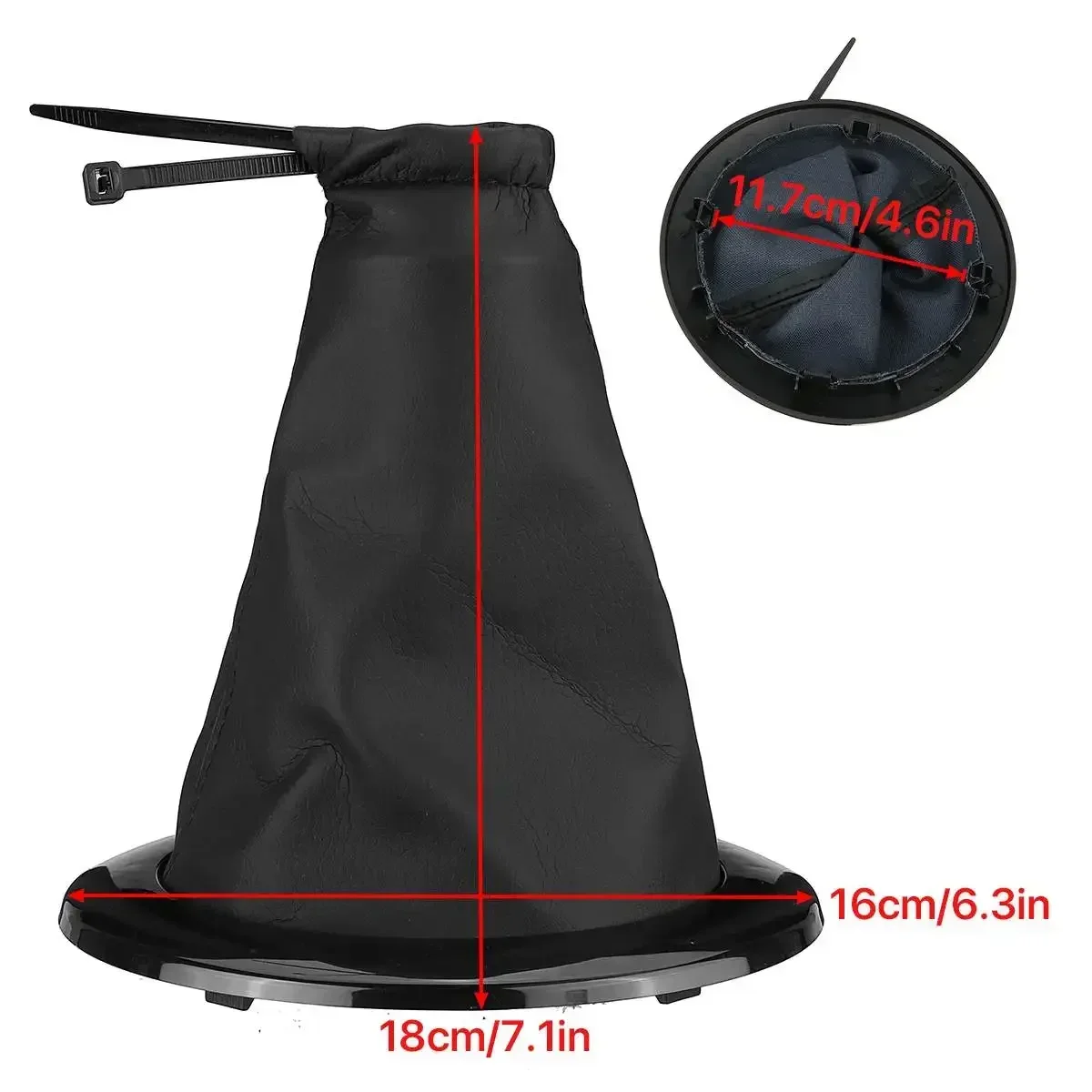 

Чехол на воротник переключения передач для Renault Megane 2 MK2 II/Sport Tourer II 2002-2009, искусственная кожа