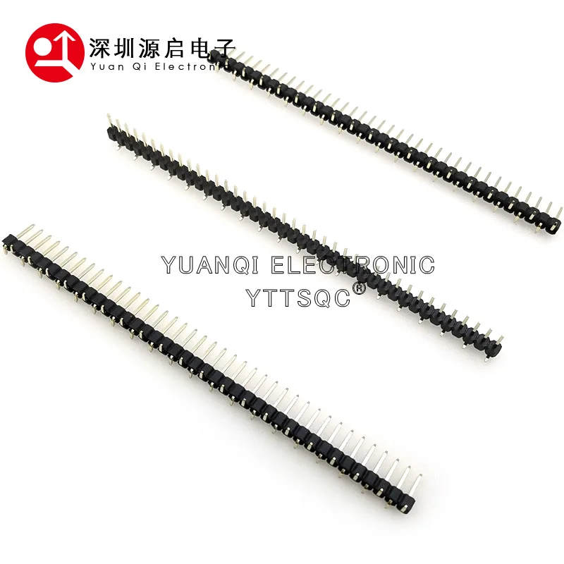 5PCS SMD SMT 1X40 PIN Single Row MALE 2.54MM PITCH PIN Header Strip Connector 40 PIN 1*40 40p 40PIN FOR PCB BOARD