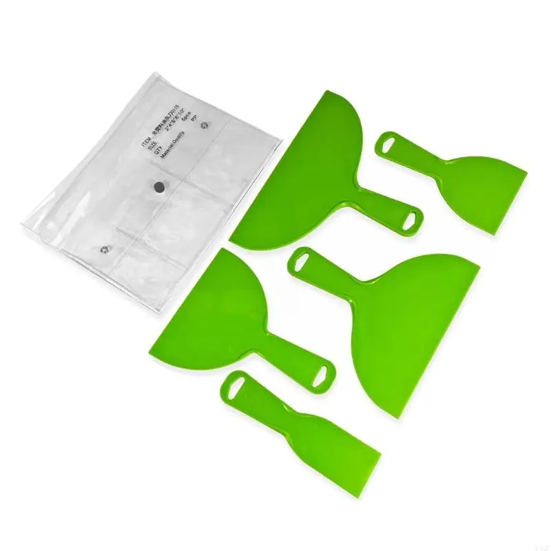 طقم مكشطة بلاستيكي 5PINE لمهارات تنعيم التسجيل دون عناء Y4QC