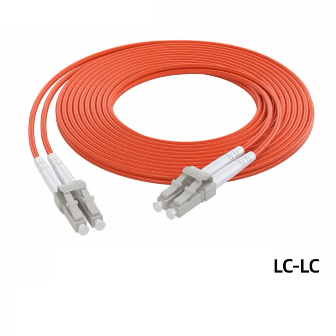 Patchcord światłowodowy LC-LC OM1 OM2 duplex 20m 30m 100m LC DX Kabel wielomodowy 1m2m3m5m7m10m zworka światłowodowa darmowa wysyłka ELINK