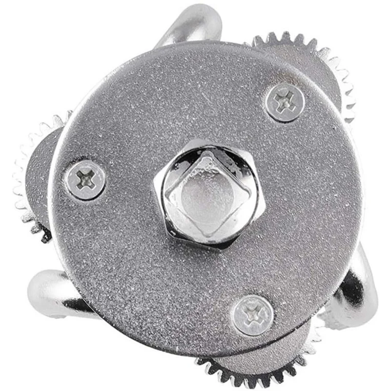 Llave de filtro de aceite de dos vías de 3 mandíbulas, herramienta de removedor de llave de filtro de aceite ajustable Universal