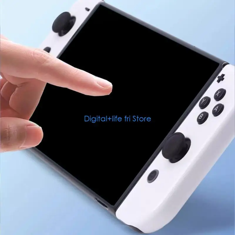 E06D Console Screen Film Tempered Glass Screen Protector with Easy Alignment and Dust Prevention for NS2