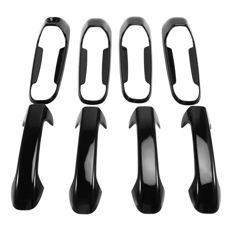 A66P-غطاء مقبض باب السيارة مقبض الباب الخارجي الكسوة ل دودج رام 1500 2017-2010