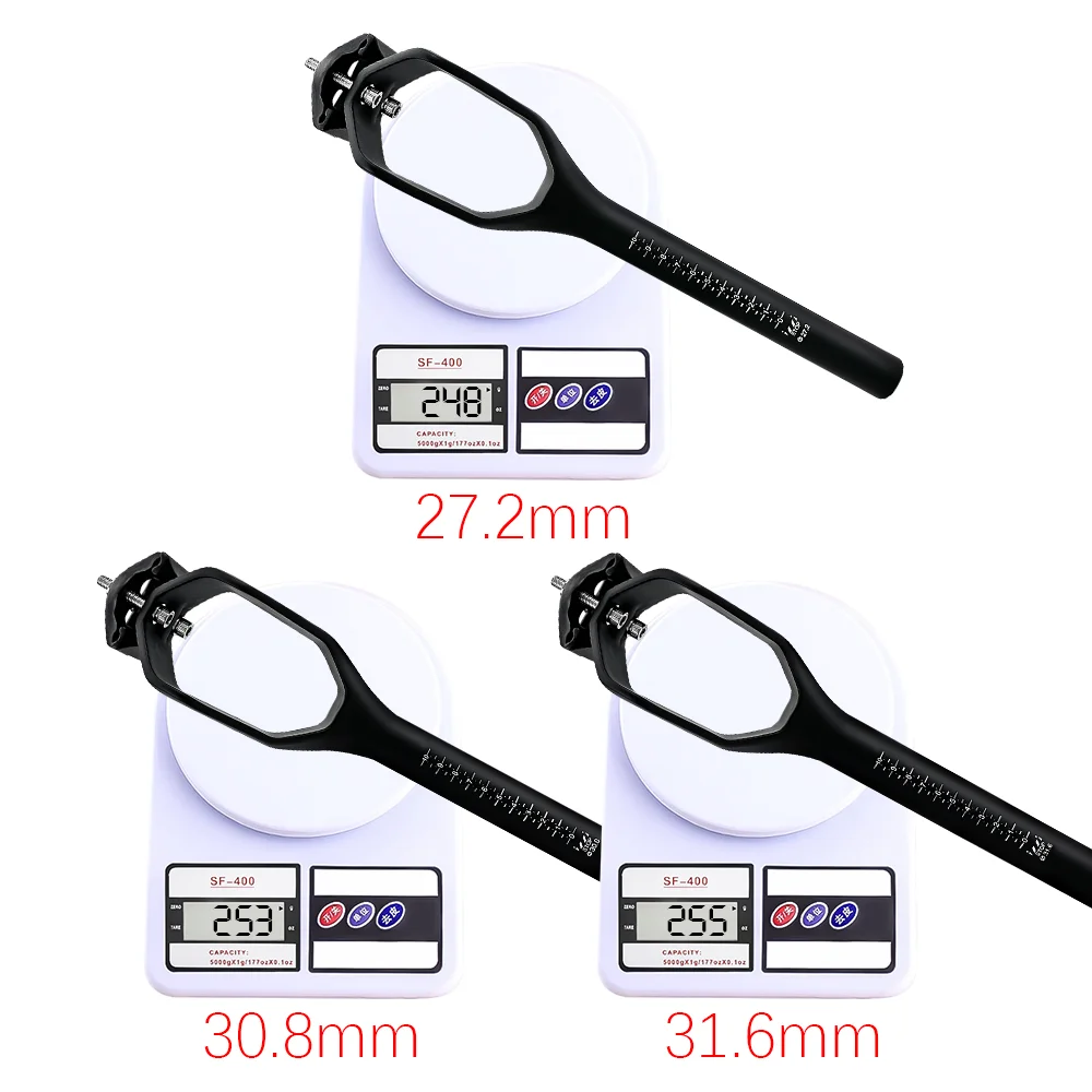 2026 BALUGOE High-Strength MTB Seat Pole Carbon Fiber Highway Seat Tube Hollow Broken Wind Competition Tube Riding Accessories
