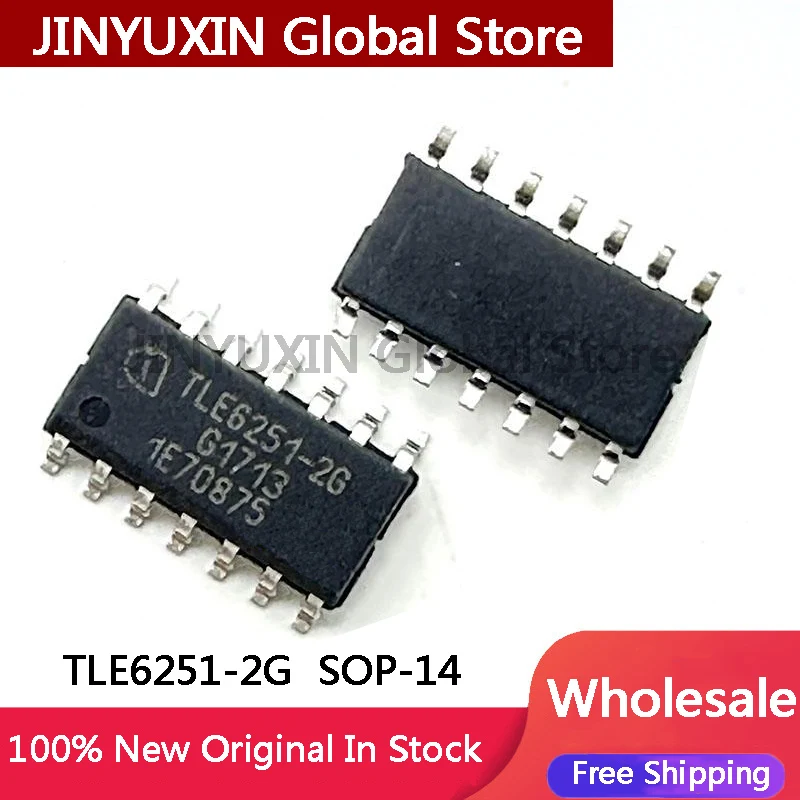 (10개)100% 새 원본 TLE6251-2G TLE6251 2G sop-14 칩셋