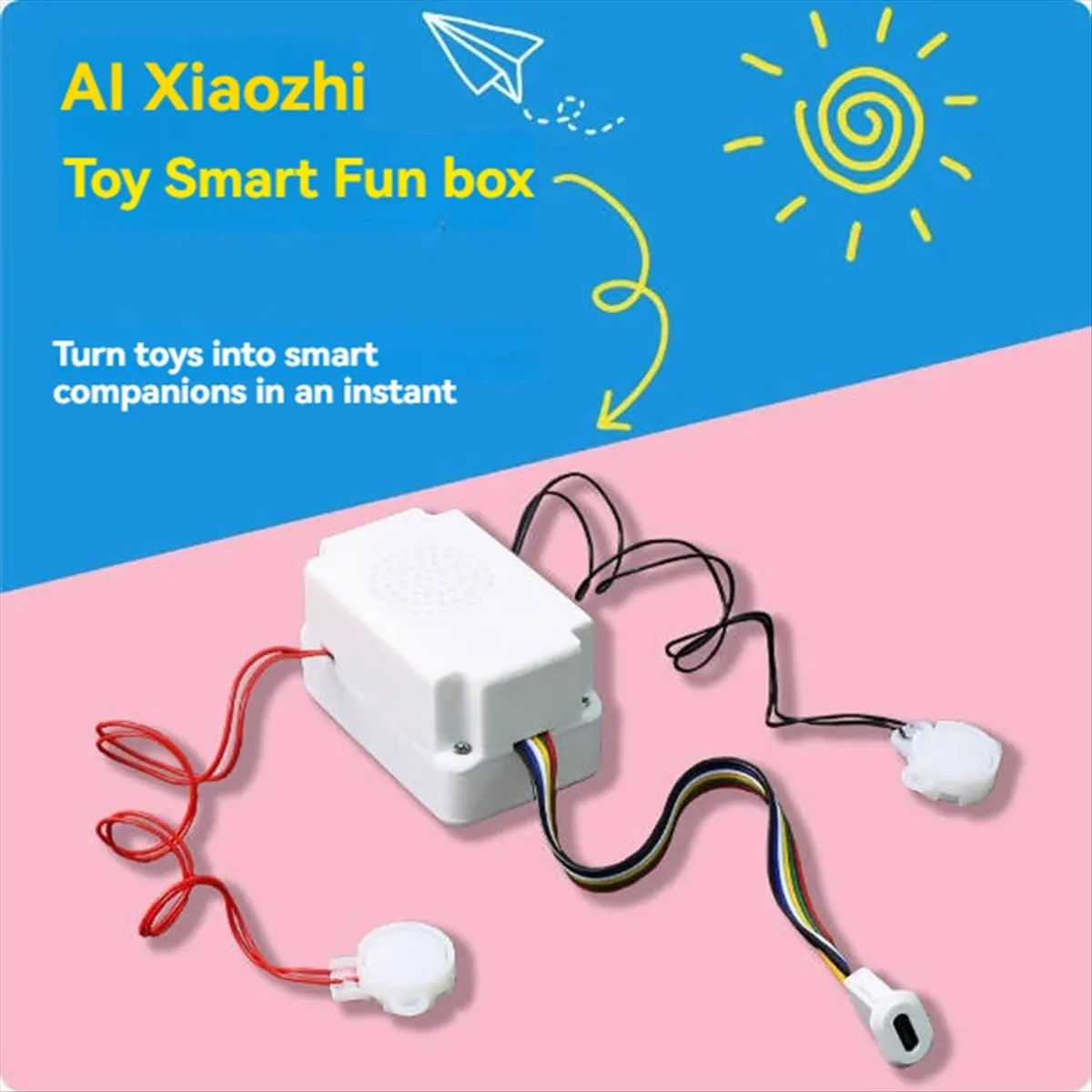 

(A26M) Плата разработки ESP32-C3 для голосового чата Xiaozhi AI, 4G AI Box Toy, технология AI-разговоров для DIY AI-игрушек