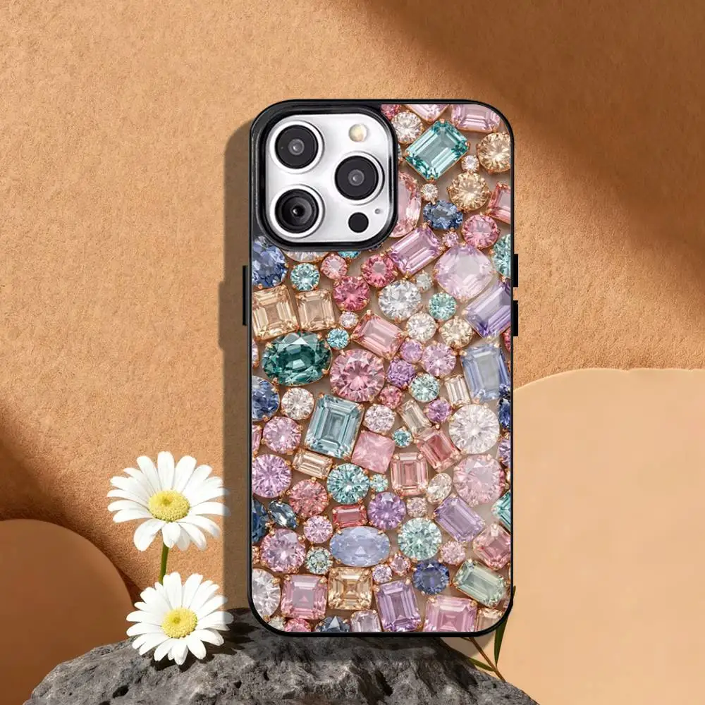 Hot Bling Glitter Dream Conch Shell Marble Phone Cases For iPhone 17 16 15 14 13 12 11 Pro Max for Magsafe protective case