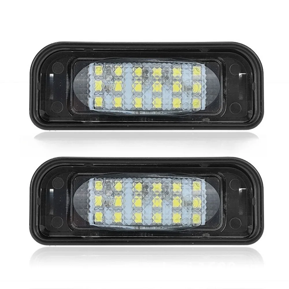 

2Pcs LED License Plate Light for 99-05 Mercedes-Benz S-Class W220 Rear Number Plate Lamp Assembly Error-Free Upgrade