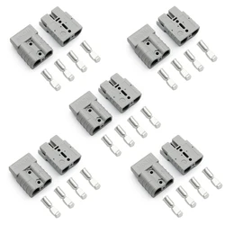 10PCS 50A 600V 6-12AWG Battery Cable Connector For Anderson Style Power Connector Inverter Motorcycle Battery Charging Adapter
