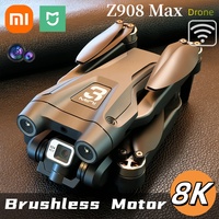 Xiaomi Z908 Pro Max Drone with Dual Camera Professional Brushless Motor GPS Optical FlowObstacle Avoidance Folding Quadcopter 8K