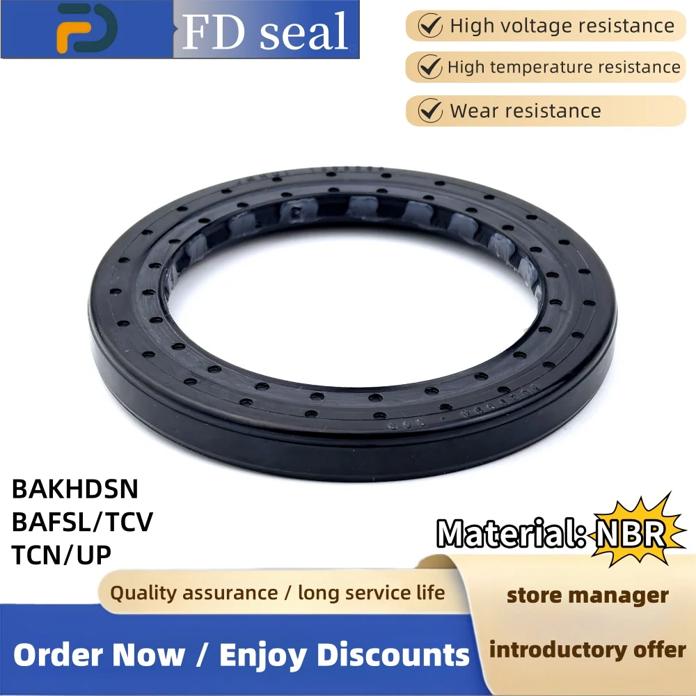 

NBR Oil Seal 49.2252*68.0212*7.9502mm VIS30 Drive Motor 6029894-003 Plunger Pump Seal Motor Accessories Engineering Machinery
