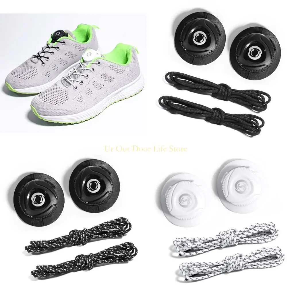 

77UF Автоматические пряжки для шнурков без завязок Шнурки для кроссовок Автоматические пряжки Веревка