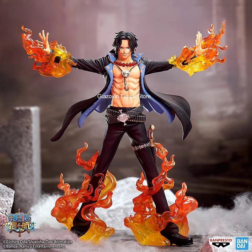 18cm One Piece Ace PVC Figure 1/12 Scale