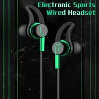 Wired Headphone  Durable Theater Sound-Effect No Sound-Leakage  3.5mm/Type-C Gaming Headset Phone Supply