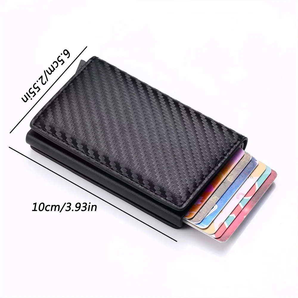 Shield anti-theft swipe ultra-thin credit card aluminum alloy card bag metal men's multi slot wallet-mw