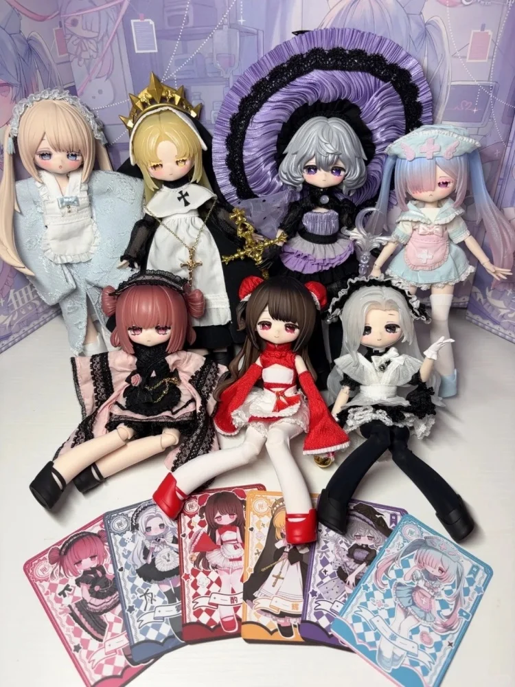 

Новая оригинальная поэзия, асимметричная серия, слепая коробка, 1/12, кукла Bjd, мобильная кукла, украшение для рабочего стола, игрушка для девочек, подарок, запас