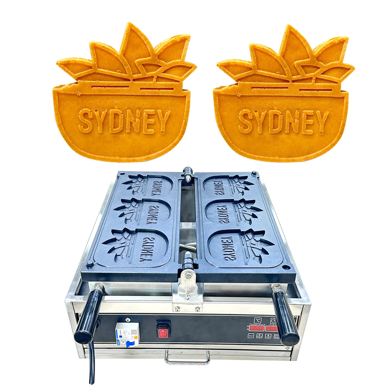 Custom Mold Wafflea Maker Pancake Machines Custom Waffle Make With Logo In Different Shapes