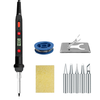 Electric soldering iron 80W LCD Digital Display Adjustable temperature soldering iron tips 220V/110V Welding solder tools