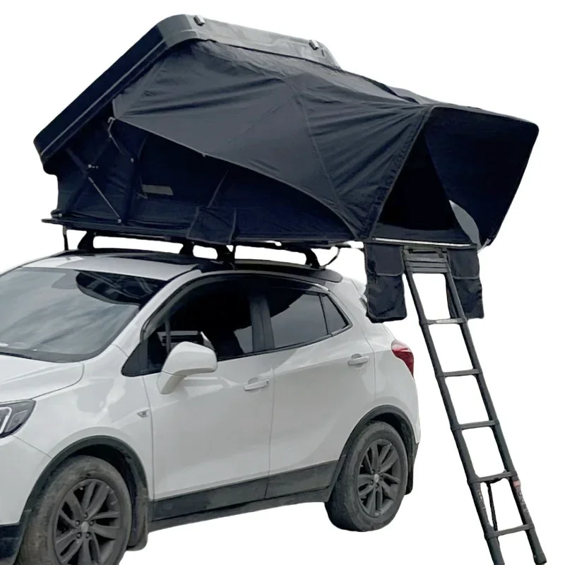 X Structure Camping Car Roof Tent High Quality Hard Shell Roof Top Tent Side Open Waterproof Outdoor Tent