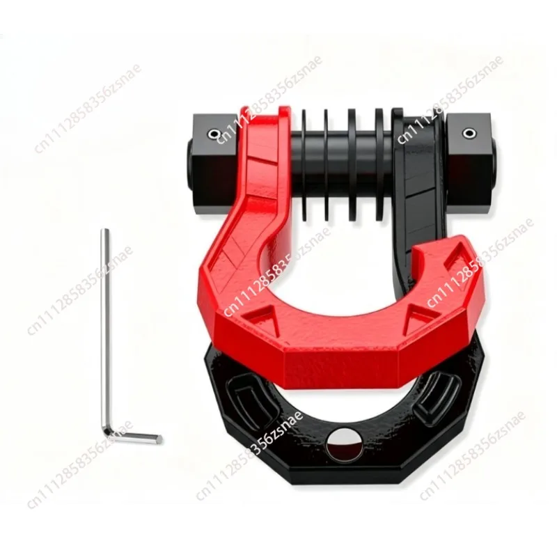 Upgraded anti-theft split shackle, split trailer trailer hook 3/4U hook trailer accessories for off-road vehicles